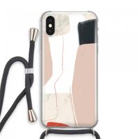 Lava: iPhone XS Max Transparant Hoesje met koord