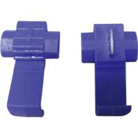 TRU COMPONENTS Snelklemverbinder Flexibel: 1-2.5 mm² Massief: 1-2.5 mm² Aantal polen: 2 Blauw 5 stuk(s) - thumbnail