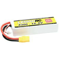 LemonRC LiPo accupack 14.8 V 4300 mAh Aantal cellen: 4 35 C Softcase XT90