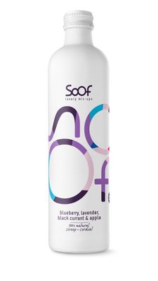 Soof Siroop Blauwe Bes, Lavendel, Zwarte Bes & Appel
