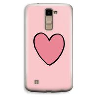 Hartje: LG K10 (2016) Transparant Hoesje