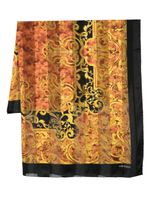 Valentino Garavani Pre-Owned foulard en soie à imprimé baroque (années 1980) - Noir