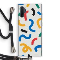 Illustratieve pop 2: Samsung Galaxy Note 10 Plus Transparant Hoesje met koord