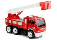 Viking Choice  Brandweerman speelgoed set met brandweerwagen - 14-delig - thumbnail
