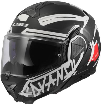 LS2 Helmet ff910 advant ii tape xl matt bl/white