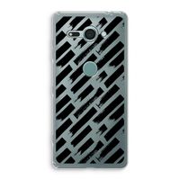 Zwarte vegen: Sony Xperia XZ2 Compact Transparant Hoesje