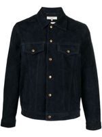 Nudie Jeans veste Robby en cuir - Bleu - thumbnail