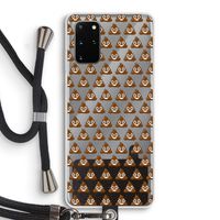 Poop emoji: Samsung Galaxy S20 Plus Transparant Hoesje met koord