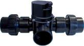 Xclear automatische 2-weg kraan 63mm 24VAC