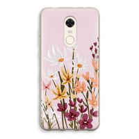 Painted wildflowers: Xiaomi Redmi 5 Transparant Hoesje