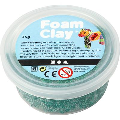Foam Clay - donkergroen, 35gr.