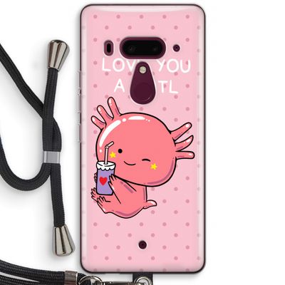 Love You A Lotl: HTC U12+ Transparant Hoesje met koord