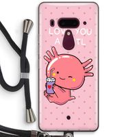 Love You A Lotl: HTC U12+ Transparant Hoesje met koord
