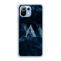 Midnight Marble: Xiaomi Mi 11 Lite Transparant Hoesje Midnight Marble: Xiaomi Mi 11 Lite Transparant Hoesje