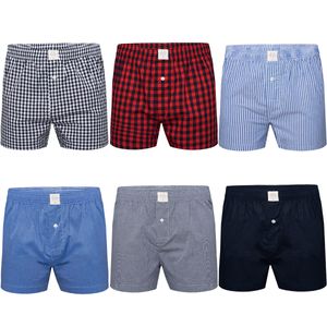 MG-1 MG-1 Wijde Boxershorts Heren 6-Pack Multipack D900