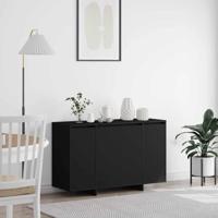 Dressoir Zwart 120 x 41 x 75 cm Bewerkt hout