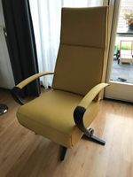 Leren relaxfauteuil met stalen frame - geel leer - Echt leer, Industrieel, ontdek de vele Leersoorten en Kleuren bij ShopX