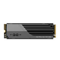 SILICON POWER PCIe Gen 4x4 XS70 Interne solid-state drive SSD 1TB M.2 2280 NVMe 1.4 (SP01KGBP44XS7005) Zwart, Grijs