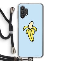 Banana: Samsung Galaxy A32 5G Transparant Hoesje met koord