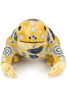 Anke Drechsel peluche à broderies - Jaune