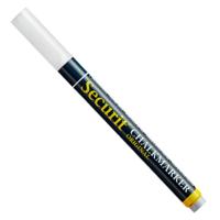Securit Krijtbord stift - wit - ronde punt 1-2 mm - Voor borden glas en keramiek