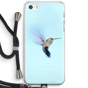 Kolibri: iPhone 5 / 5S / SE Transparant Hoesje met koord