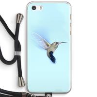 Kolibri: iPhone 5 / 5S / SE Transparant Hoesje met koord
