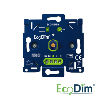 LED Dimmer Universeel 0-300W - Fase aan- en afsnijding (RLC) | ECODIM | ECODIM | ECODIM | ECODIM | ECODIM | ECODIM | ECODIM | ECODIM
