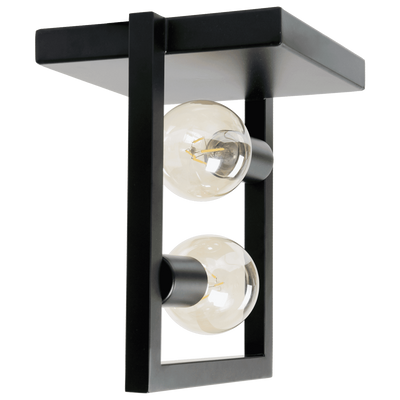 Plafondlamp Nero 24 cm zwart