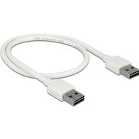 Delock 85192 Kabel EASY-USB 2.0 Type-A male > EASY-USB 2.0 Type-A male 0,5 m wit