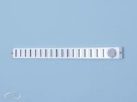 Schuifrooster aluminium 40 mm. hoog bruin RAL 8017