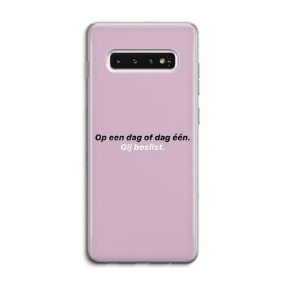 gij beslist: Samsung Galaxy S10 4G Transparant Hoesje