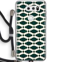 Moroccan tiles: LG V30 Transparant Hoesje met koord