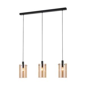 EGLO Polverara Hanglamp - 3 lichts - E27 - Zwart