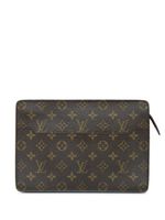 Louis Vuitton Pre-Owned 2000 pre-owned clutch met monogram - Bruin - thumbnail