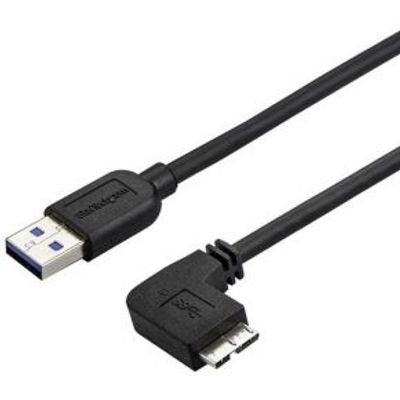 StarTech.com USB3AU2MRS USB 3.0A (m) naar haakse Micro USB B 2m