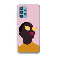 Yellow glasses: Samsung Galaxy A32 4G Transparant Hoesje Yellow glasses: Samsung Galaxy A32 4G Transparant Hoesje