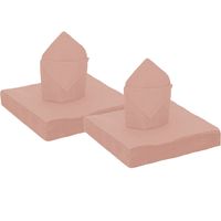 50x stuks feest servetten rose goud - 40 x 40 cm - papier - thumbnail