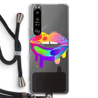 Lip Palette: Sony Xperia 1 III Transparant Hoesje met koord