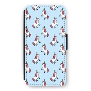Eenhoorns overal: iPhone 12 Pro Max Flip Hoesje