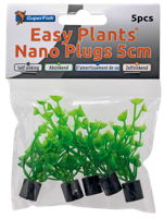 Superfish Nano Plug Mini Kunstplanten 5cm - Set van 5 voor Nano-Aquarium - thumbnail