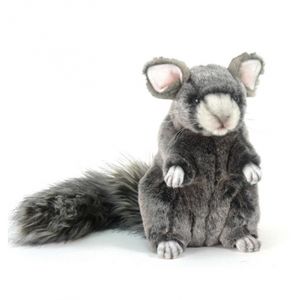 Chinchilla knuffeldiertje 18 cm