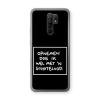 Schotelvod: Xiaomi Redmi 9 Transparant Hoesje