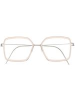 Lindberg lunettes de vue à monture carrée - Tons neutres