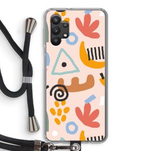 Abstract: Samsung Galaxy A32 5G Transparant Hoesje met koord