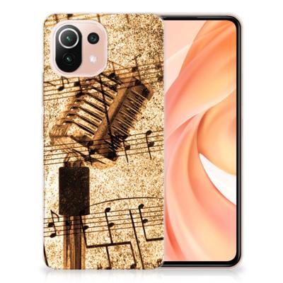 Xiaomi Mi 11 Lite | 11 Lite 5G NE | Siliconen hoesje | met foto Bladmuziek