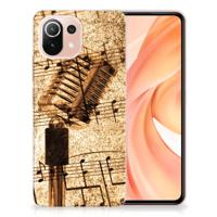 Xiaomi Mi 11 Lite | 11 Lite 5G NE | Siliconen hoesje | met foto Bladmuziek