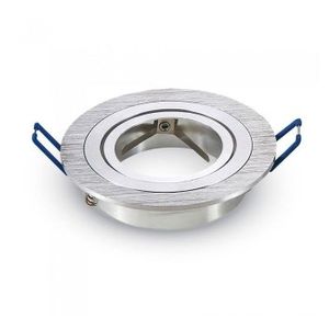 V-TAC Chandler GU10 Armatuur IP20 Kantelbaar geborsteld aluminium