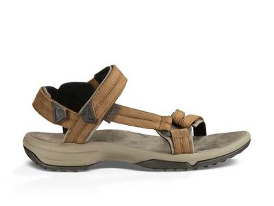 Teva W Terra Fi Lite Leather Dames Sandaal Brown W5-36