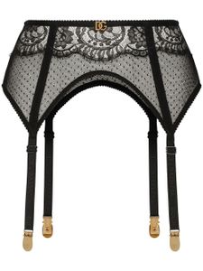Dolce & Gabbana porte-jarretelles en dentelle - Noir